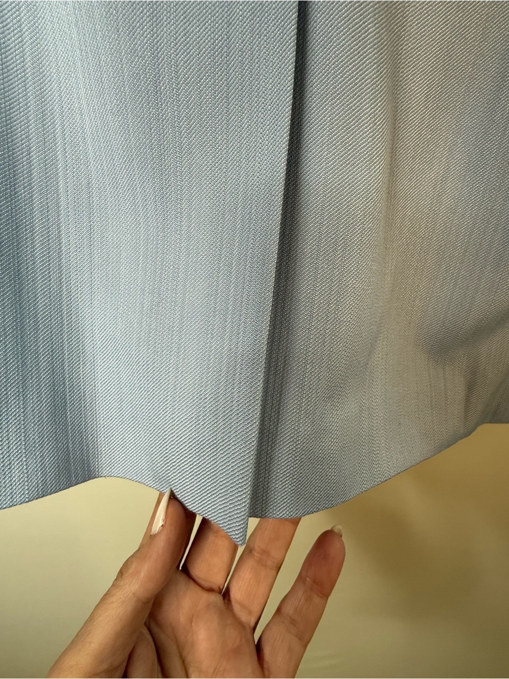 The Kooples Striped Twill Pastel blue Blazer EU 36 / US S NWT - Picture 7 of 9